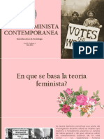 Teoría Feminista Contemporánea