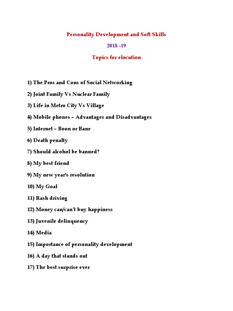 Personality Development and Soft Skills | PDF