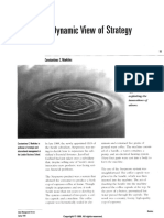 A Dinamic View of Strategy C Markides