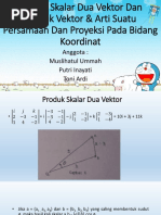 Produk Skalar Dua Vektor Dan Produk Vektor