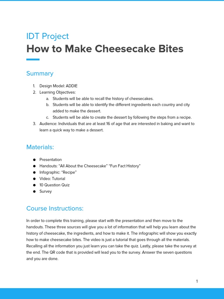 Idt Overview | PDF