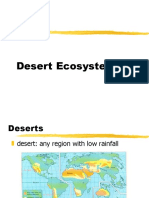3) Desert Ecosystems