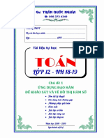 Toan 12 1718 CD1 Tu Luan PDF