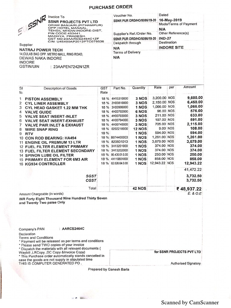 Billing Sample Invoice | PDF