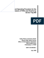 SOP PAHs and Atrazine by GC-Ion Trap MS