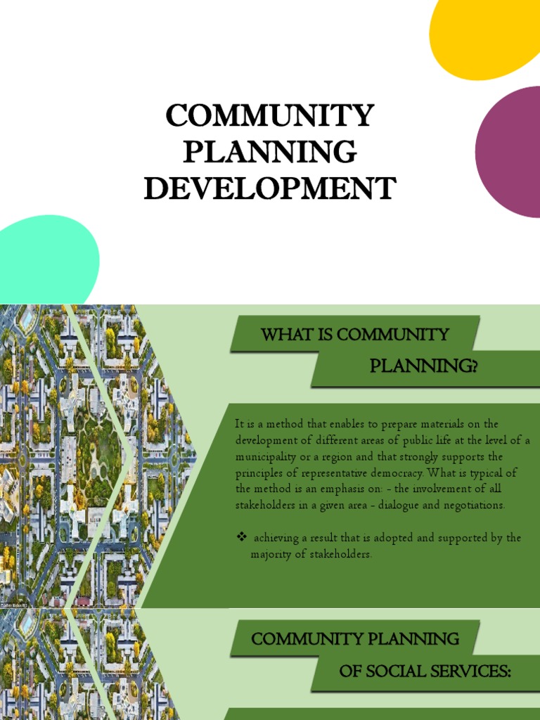 Group 1 Community Planning | PDF | Community | Social Work