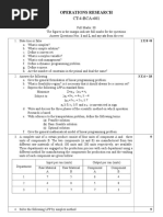 Operations Research: CT-4-BCA-601