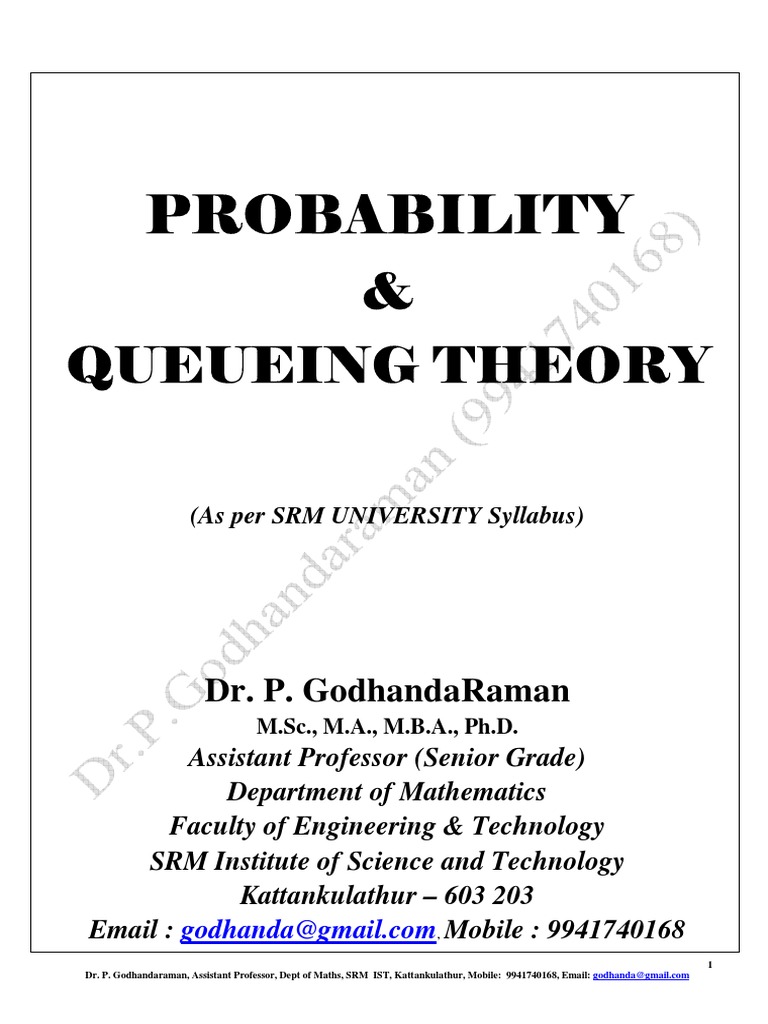 15ma7 Pqt Unit 2 3 Cycle Test Ii Revised Aug 18x 1 Probability Distribution Poisson Distribution