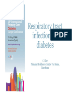 Respiratory Tract Infections in Diabetes: C. Llor Primary Healthcare Centre Via Roma, Barcelona