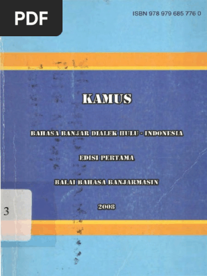Kamus Bahasa Banjar Dialek Hulupdf