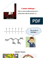 3 Minute Challenge !: Draw As Many Possible Structures For A Hydrocarbon With The Formula