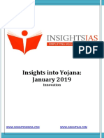 Insights Into Yojana - January 2019 1 PDF