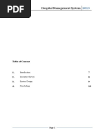 Hospital Management System: Table of Content