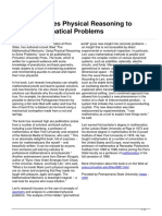 2009 04 Physical Mathematical Problems PDF