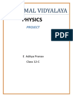 Physics: Velammal Vidyalaya