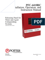 Installation, Operation, and Instruction Manual: PFC-4410RC