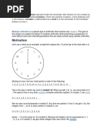 Modular Arithmetic