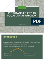Eye Diseases Related To Focal Dental Infection