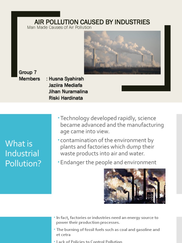 Industrial Air Pollution Causes & Solutions | PDF
