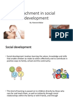 Attachment in Social Development