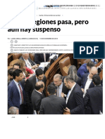 Ley de Regiones Pasa, Pero Aún Hay Suspenso _ La Silla Vacía