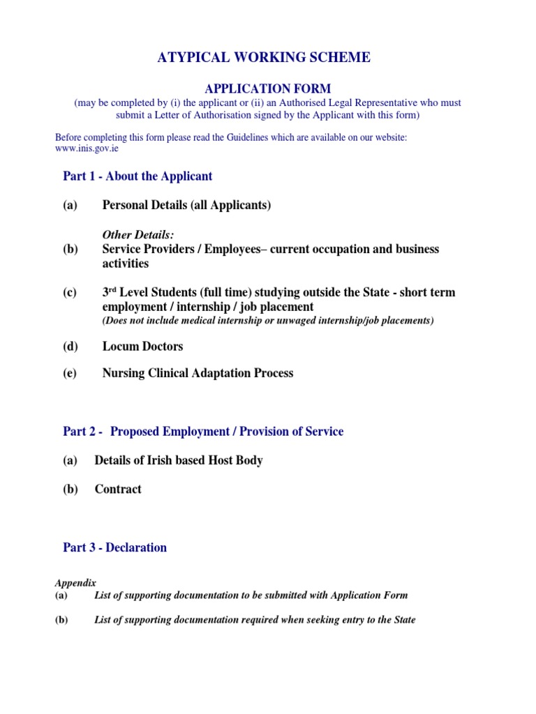 ATWS Application Form - March 2017 | PDF | Passport | Employment
