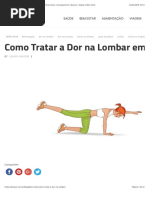 Como Aliviar a Dor na Lombar em um Instante? Exercícios e Alongamento | Biosom | Saúde e Bem Estar