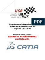 Nouveaux Etablissements Partipants - Procadure D Obtention Des Licences Et Installation Du Logiciel Catia PDF