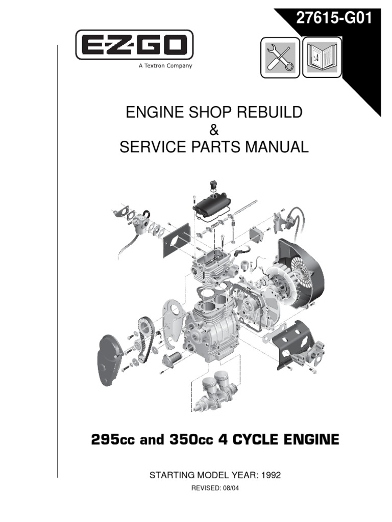Ezgo-Golf-Cart-295-Service Manual.pdf | Piston | Engines