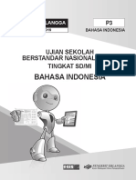 To SPM Plus Usbn SD 2019 Bahasa Indinesia Paket 3 Soal