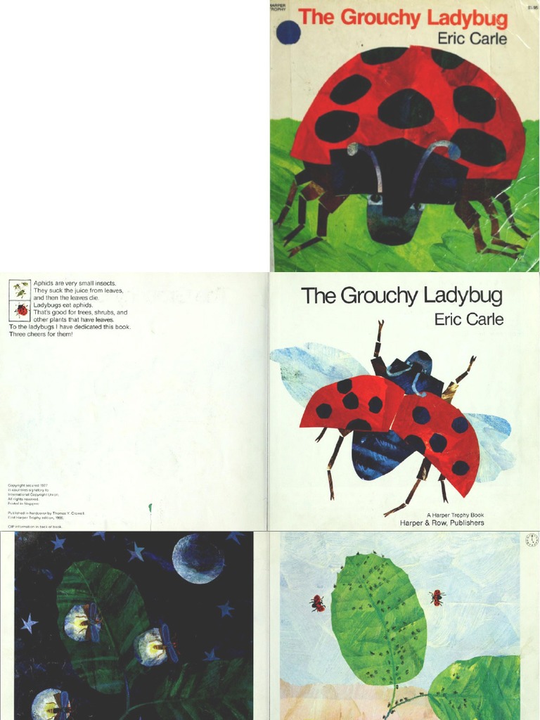The Grouchy Ladybug By Eric Carle