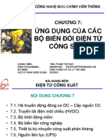 Chuong 7 - Ung Dung Cua Cac Bo BD DTCS