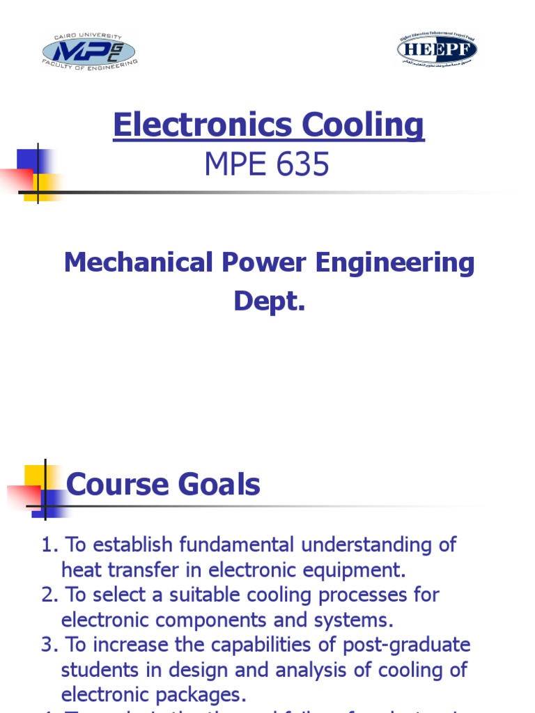 Electronics Cooling Fundamentals | PDF | Heat Transfer | Thermal Conduction