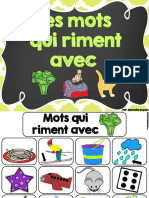 Mots Qui Riment Avec A, OI Et I