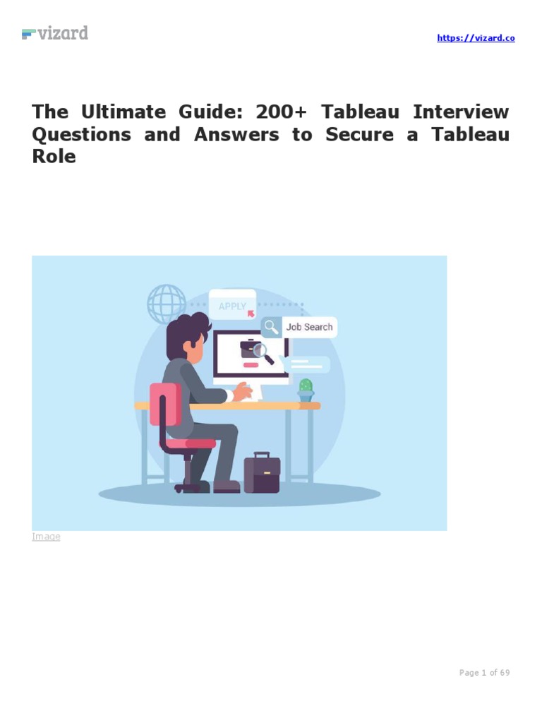 Tableau Interview Questions & Answers | PDF | Correlation And ...