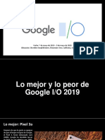 Google IO 2019