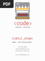 White Checkered Web Designer Business Card.pdf
