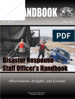 CALL 11-07 Disaster Response Staff Officers Handbook PDF