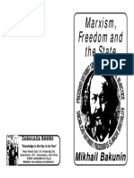 Mikhail Bakunin Marxism Freedom the State