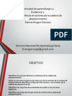 Puntos Criticos en Actores de La Cadena de Abastecimiento