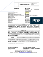 Acta de Recibo Final Contrato 103 de 2017