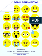 Apostila de Moldes Emoticons