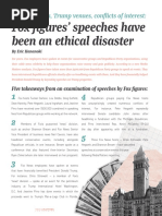 GOP Payments, Trump Venues, Conflicts of Interest: Fox Figures' Speeches Have Been An Ethical Disaster