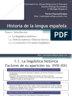 Historia Lengua Espanola Tema 1cr