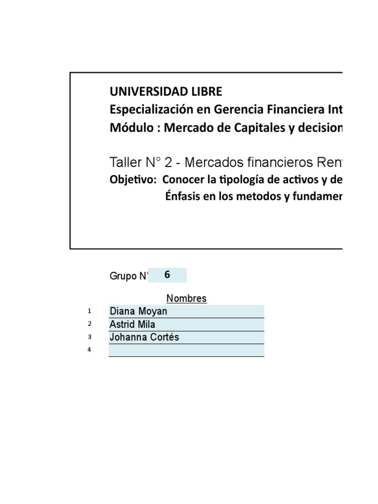 Activos Financieros en Renta Fija | PDF | Deuda | Opción (Finanzas)