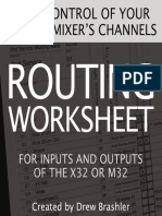 X32 Routing Worksheet
