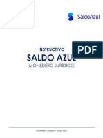 1 - InSTRUCTIVO Monedero Jurídico Saldo Azul