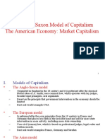 The Anglo-Saxon Model of Capitalism The American Economy: Market Capitalism