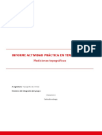 Informe Terreno Topografia