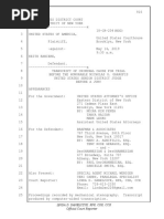 Audiencia 14may2019 - Usa V Raniere - Caso Nxivm